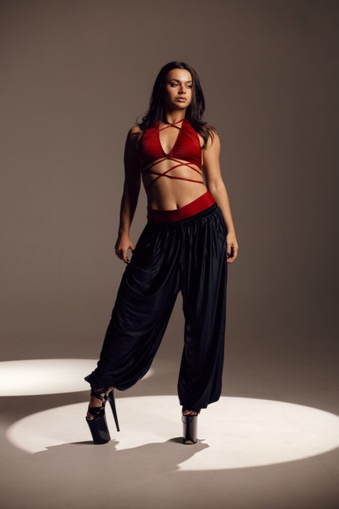 Dans silky pants — Black silk