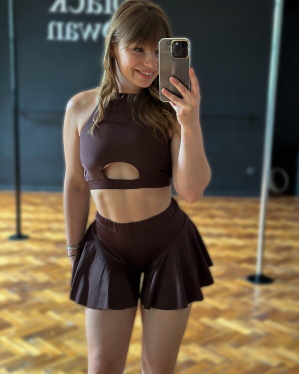 VEIL FULL shorts — Brown