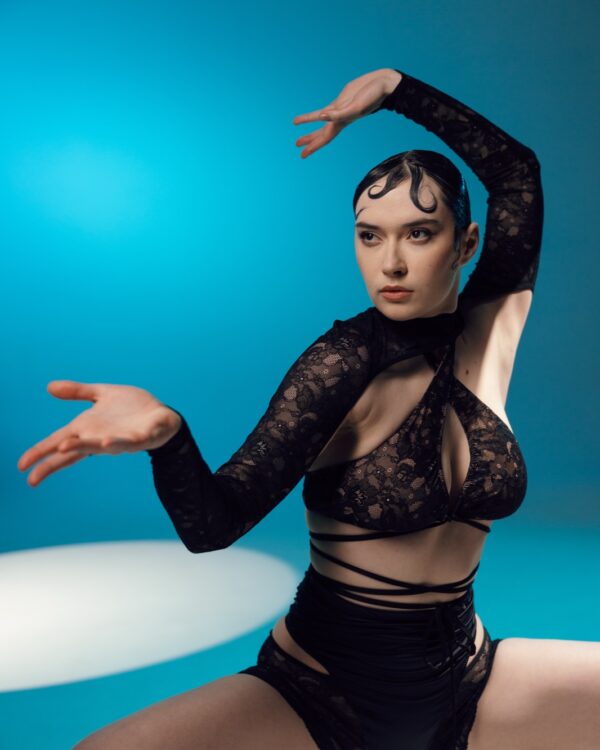 VEIL sleeves — Black LACE